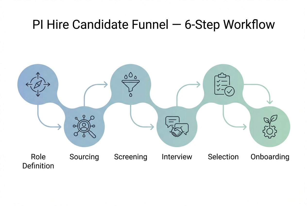 6-Step Hiring Workflow